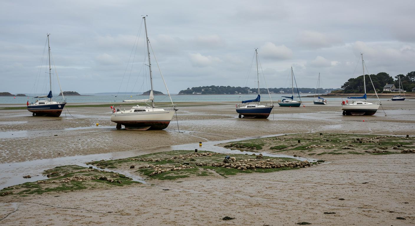 Grandes marées 2026 en Bretagne sud : dates, coefficients et navigation